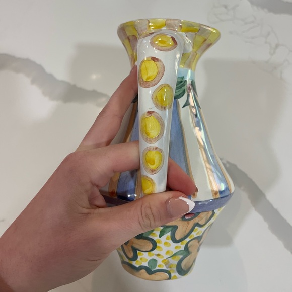 Rare 90’s MacKenzie-Childs Pitcher - Picture 4 of 6